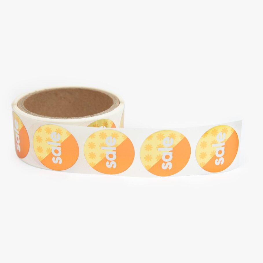 Stickers op rol – Standaard formaten