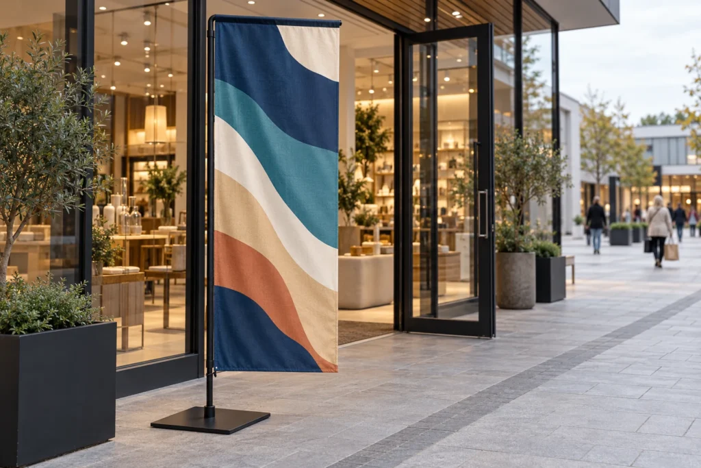 Beachflag square, passend bij jouw toepassing., beeld 2