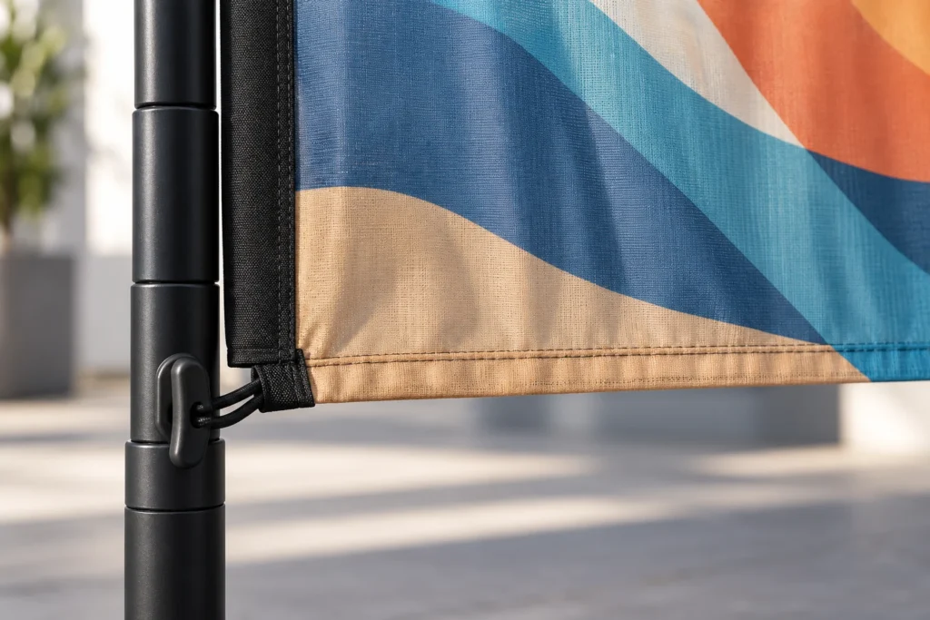Beachflag straight, passend bij jouw toepassing., beeld 4