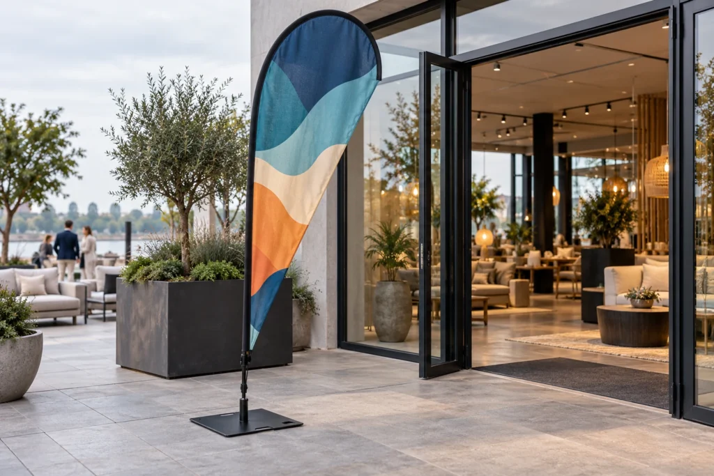 Beachflag, passend bij jouw toepassing., beeld 2