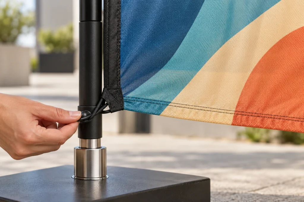 Beachflag, passend bij jouw toepassing., beeld 4