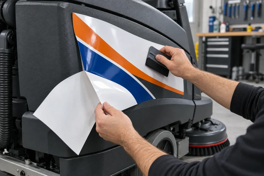 Slagvaste sticker, passend bij jouw toepassing., beeld 2