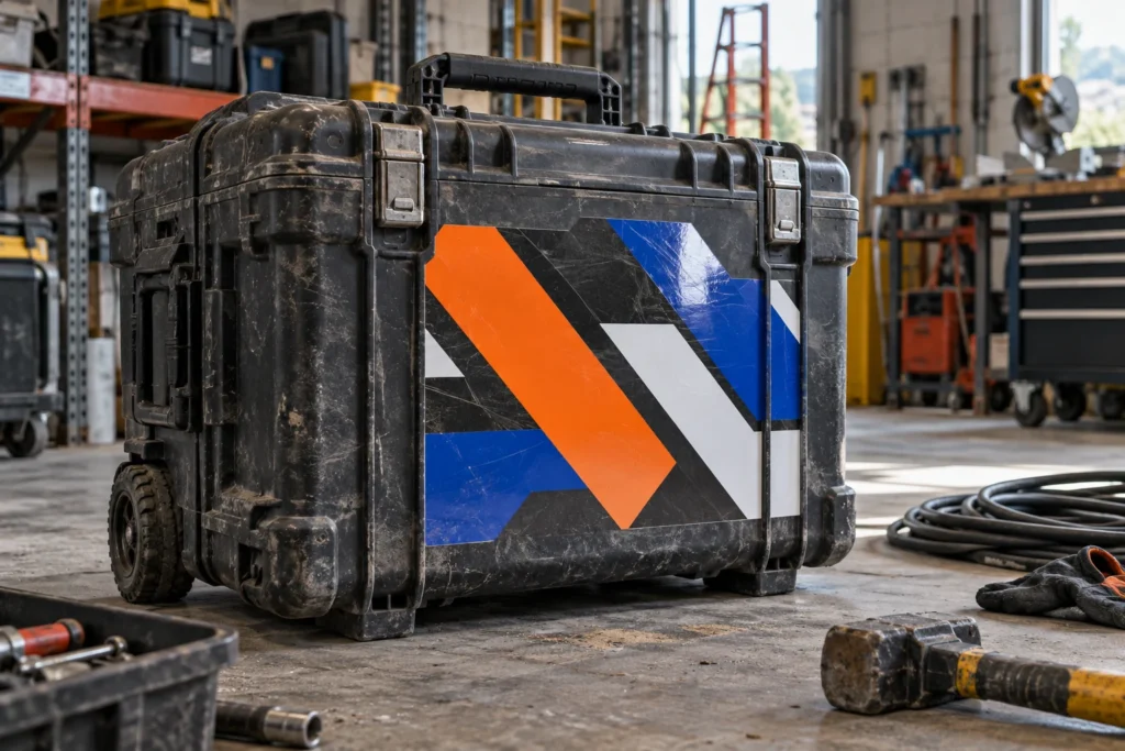 Slagvaste sticker, passend bij jouw toepassing., beeld 3