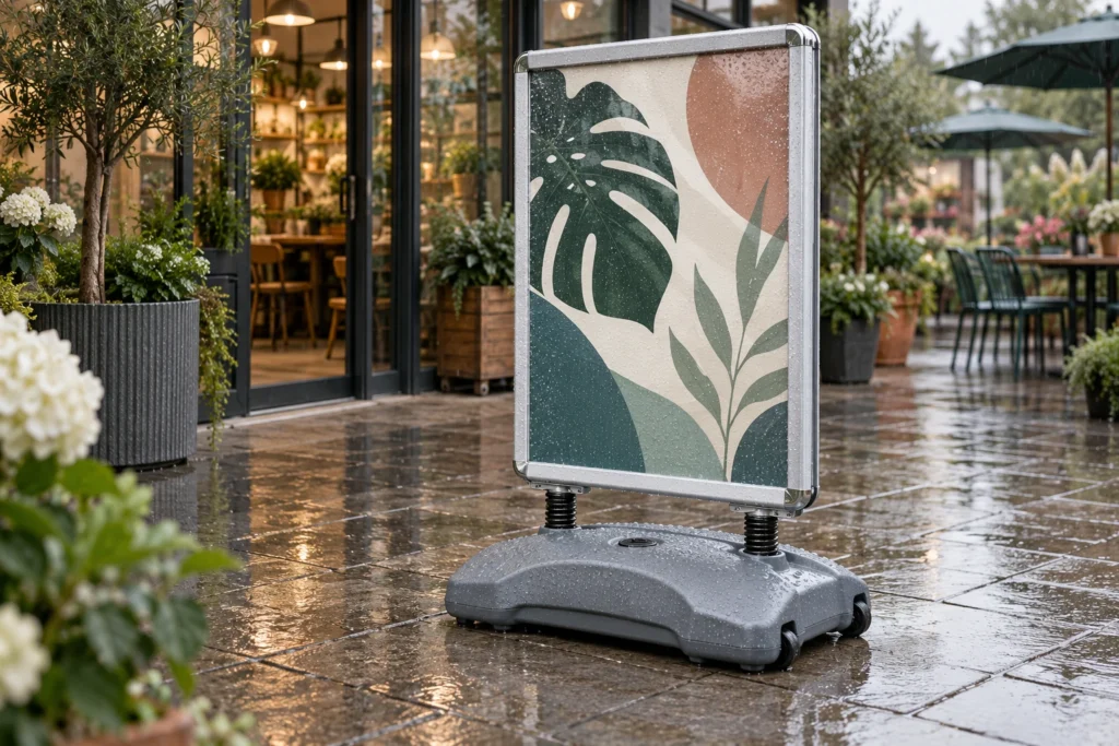 Basic stoepbord met watertank, passend bij jouw toepassing., beeld 3