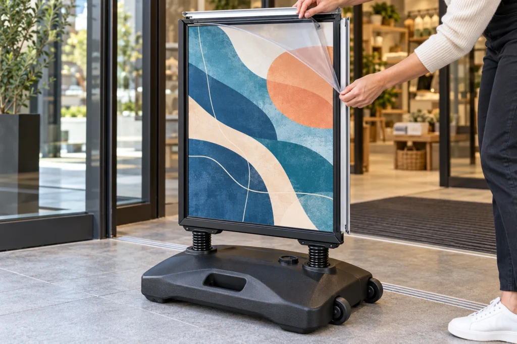 Basic stoepbord met watertank, passend bij jouw toepassing., beeld 4