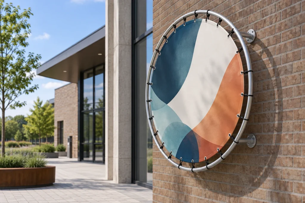 Rond spandoekframe, beeld 3