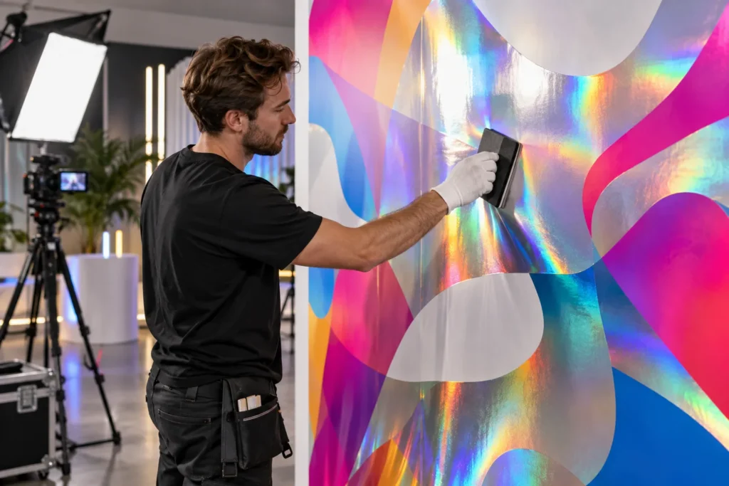 Holografische folie, passend bij jouw toepassing., beeld 3
